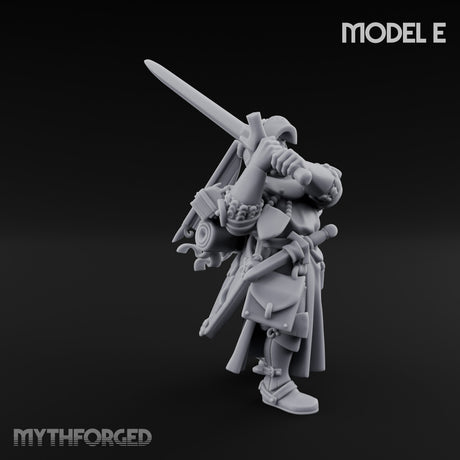 Sword Bearing Pilgrim Human Questing Knight E Miniature for Dungeons and Dragons, Pathfinder or other TTRPGs