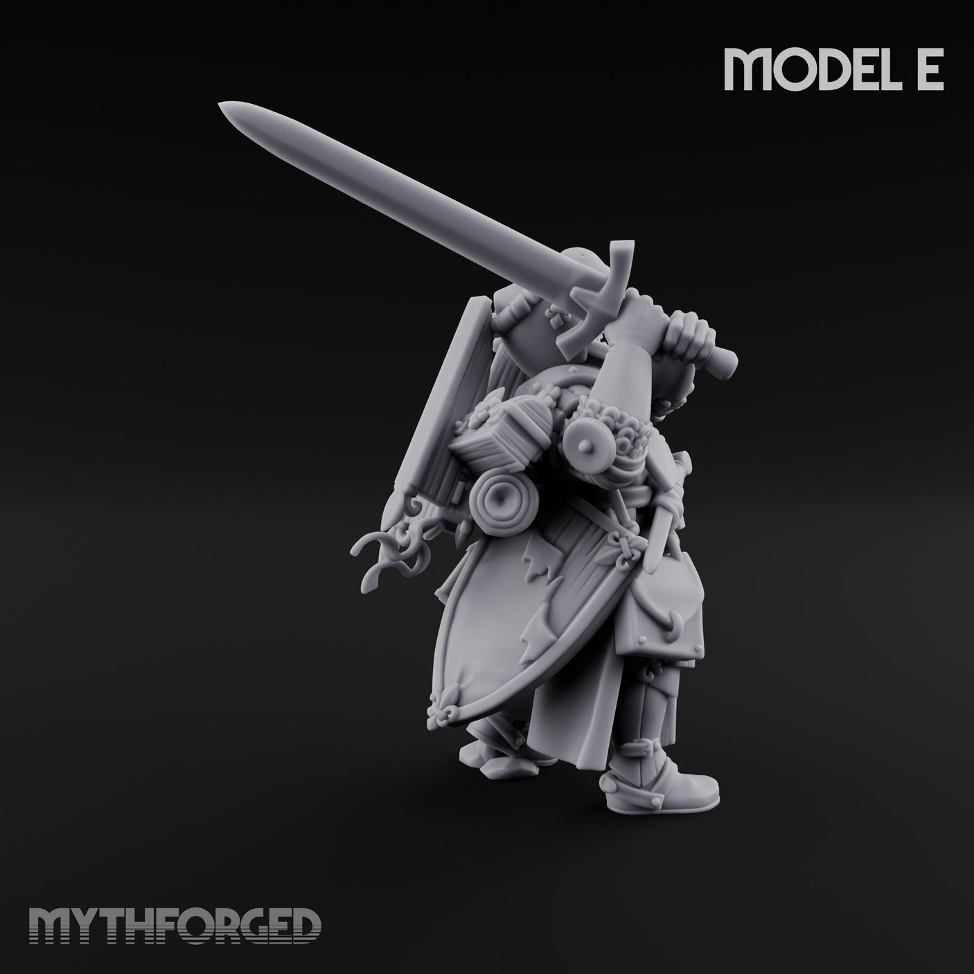 Sword Bearing Pilgrim Human Questing Knight E Miniature for Dungeons and Dragons, Pathfinder or other TTRPGs