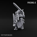 Sword Bearing Pilgrim Human Questing Knight E Miniature for Dungeons and Dragons, Pathfinder or other TTRPGs