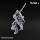 Sword Bearing Pilgrim Human Questing Knight E Miniature for Dungeons and Dragons, Pathfinder or other TTRPGs