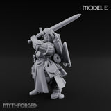 Sword Bearing Pilgrim Human Questing Knight E Miniature for Dungeons and Dragons, Pathfinder or other TTRPGs