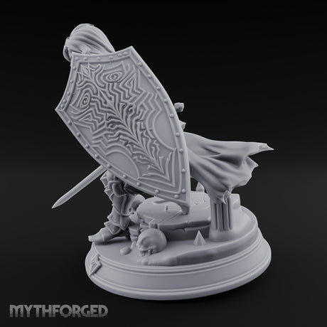 Sword Dragging Shield Raised Human Paladin gallery 14