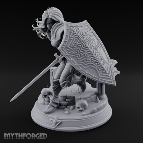Sword Dragging Shield Raised Human Paladin gallery 16