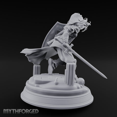 Sword Dragging Shield Raised Human Paladin gallery 7