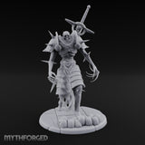 Sword Impaled Striding Skeleton Knight Miniature for Dungeons and Dragons, Pathfinder or other TTRPGs