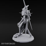 Sword Impaled Striding Skeleton Knight Miniature for Dungeons and Dragons, Pathfinder or other TTRPGs