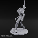 Sword Impaled Striding Skeleton Knight Miniature for Dungeons and Dragons, Pathfinder or other TTRPGs