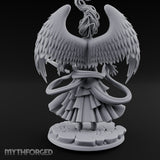 Sword Levelled Angel Warrior Miniature for Dungeons and Dragons, Pathfinder or other TTRPGs