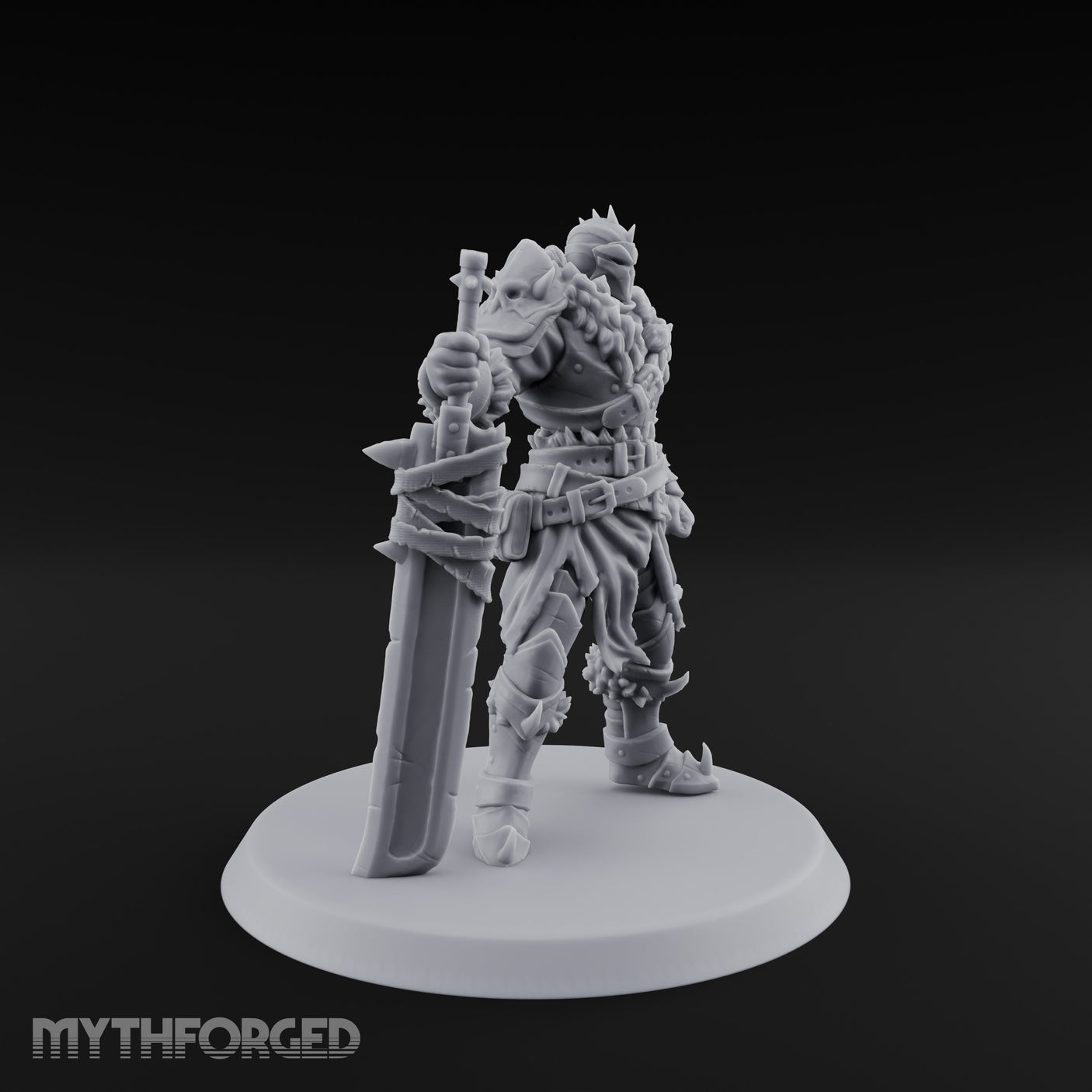 Sword Planted Armoured Warrior Miniature for Dungeons and Dragons, Pathfinder or other TTRPGs