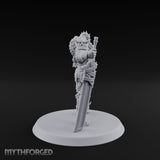 Sword Planted Armoured Warrior Miniature for Dungeons and Dragons, Pathfinder or other TTRPGs