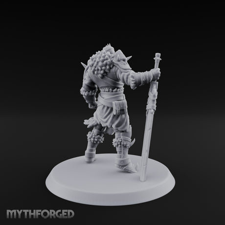 Sword Planted Armoured Warrior Miniature for Dungeons and Dragons, Pathfinder or other TTRPGs