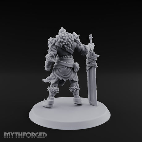 Sword Planted Armoured Warrior Miniature for Dungeons and Dragons, Pathfinder or other TTRPGs