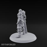 Sword Planted Armoured Warrior Miniature for Dungeons and Dragons, Pathfinder or other TTRPGs
