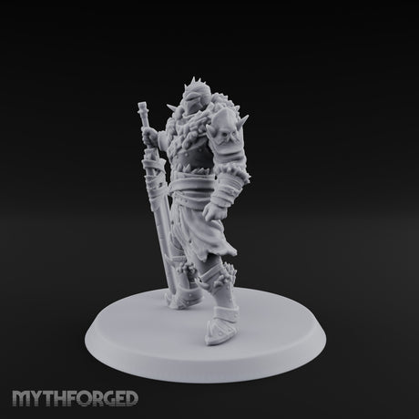 Sword Planted Armoured Warrior Miniature for Dungeons and Dragons, Pathfinder or other TTRPGs