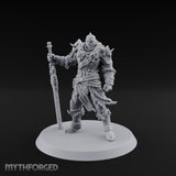 Sword Planted Armoured Warrior Miniature for Dungeons and Dragons, Pathfinder or other TTRPGs