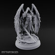 Sword Plunged Down Angel Warrior Miniature for Dungeons and Dragons, Pathfinder or other TTRPGs