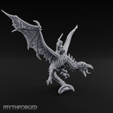 Sword Raised Aloft Human Undead Dragon Rider Miniature for Dungeons and Dragons, Pathfinder or other TTRPGs