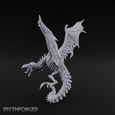 Sword Raised Aloft Human Undead Dragon Rider Miniature for Dungeons and Dragons, Pathfinder or other TTRPGs
