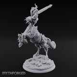 Sword Raised Rearing Centaur Warrior Miniature for Dungeons and Dragons, Pathfinder or other TTRPGs