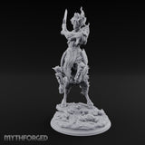 Sword Raised Rearing Centaur Warrior Miniature for Dungeons and Dragons, Pathfinder or other TTRPGs