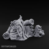 Sword-Stuffed Bedroll-Strapped Adventurer Pack Scene Miniature for Dungeons and Dragons, Pathfinder or other TTRPGs