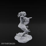 Sword Thrusting Shield Ready Human Warrior Miniature for Dungeons and Dragons, Pathfinder or other TTRPGs