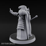 Sword Trailing Hand Raised Human Inquisitor Miniature for Dungeons and Dragons, Pathfinder or other TTRPGs