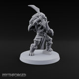 Mane Event Tabaxi Barbarian with Great Axe — Dual Falchions