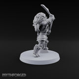 Mane Event Tabaxi Barbarian with Great Axe — Dual Falchions