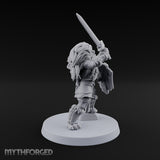 Mane Event Tabaxi Barbarian with Great Axe — Sword and Shield
