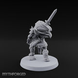 Mane Event Tabaxi Barbarian with Great Axe — Sword and Shield