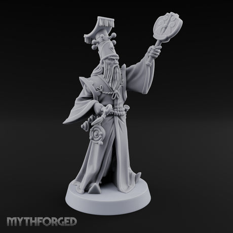 Talisman Raising Human Astronomancer Miniature for Dungeons and Dragons, Pathfinder or other TTRPGs