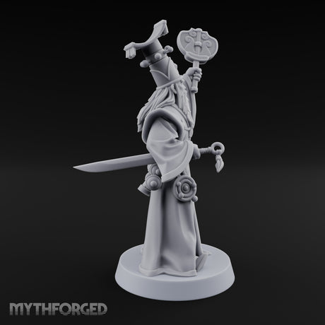 Talisman Raising Human Astronomancer Miniature for Dungeons and Dragons, Pathfinder or other TTRPGs