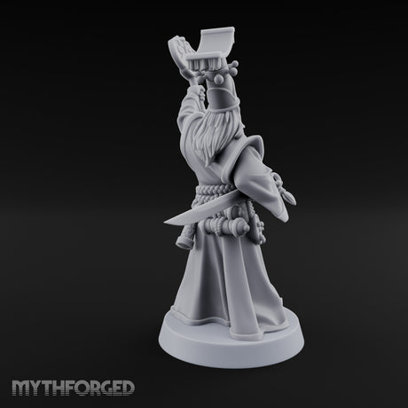 Talisman Raising Human Astronomancer Miniature for Dungeons and Dragons, Pathfinder or other TTRPGs