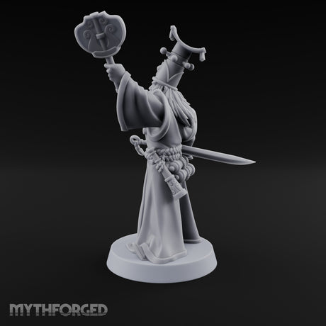 Talisman Raising Human Astronomancer Miniature for Dungeons and Dragons, Pathfinder or other TTRPGs