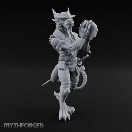 Tambourine Shaking Dragonborn Bard gallery 1