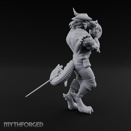 Tambourine Shaking Dragonborn Bard gallery 3