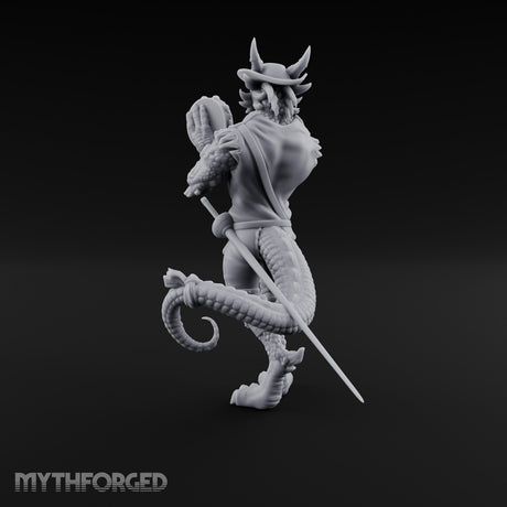 Tambourine Shaking Dragonborn Bard gallery 5