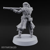 Sandals Planted, Matchlocks Steady Human Matchlock Gunner C
