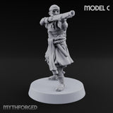 Sandals Planted, Matchlocks Steady Human Matchlock Gunners — C