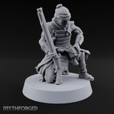 Sandals Planted, Matchlocks Steady Human Matchlock Gunner D