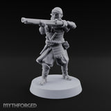 Sandals Planted, Matchlocks Steady Human Matchlock Gunner E