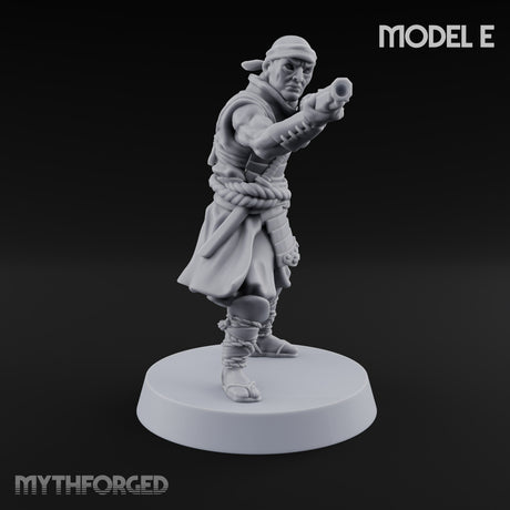 Sandals Planted, Matchlocks Steady Human Matchlock Gunners — E