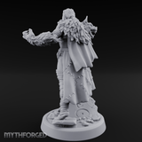 Fur Rippling Stride Half Orc Warrior Miniature for Dungeons and Dragons, Pathfinder or other TTRPGs