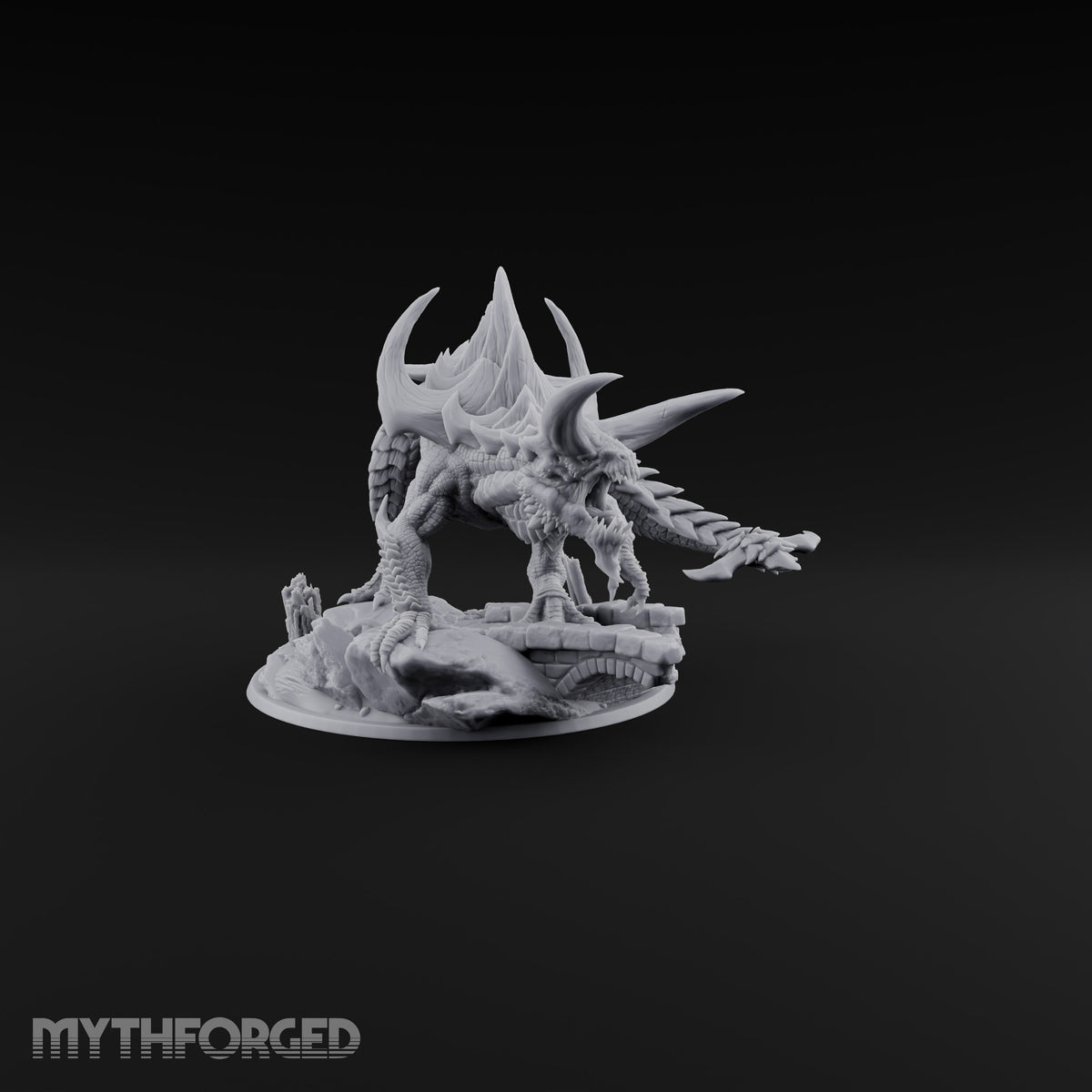 Hungry, Horned and Unapologetic Tarrasque Monster