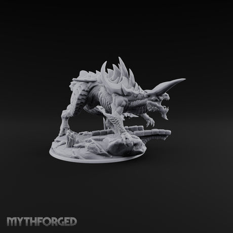 Hungry, Horned and Unapologetic Tarrasque Monster