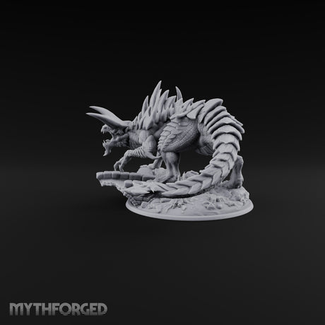 Hungry, Horned and Unapologetic Tarrasque Monster