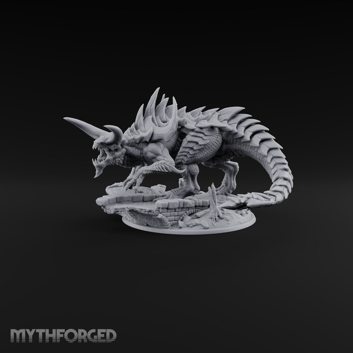 Hungry, Horned and Unapologetic Tarrasque Monster