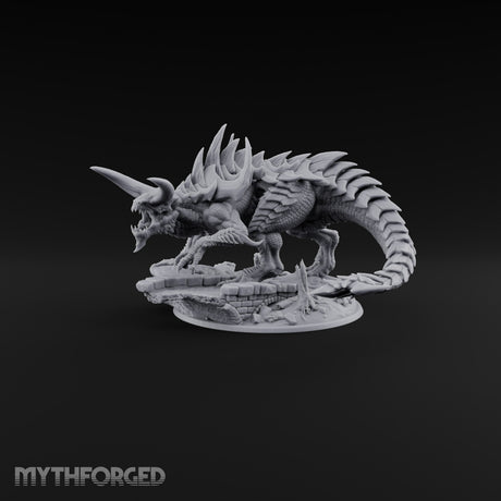Hungry, Horned and Unapologetic Tarrasque Monster