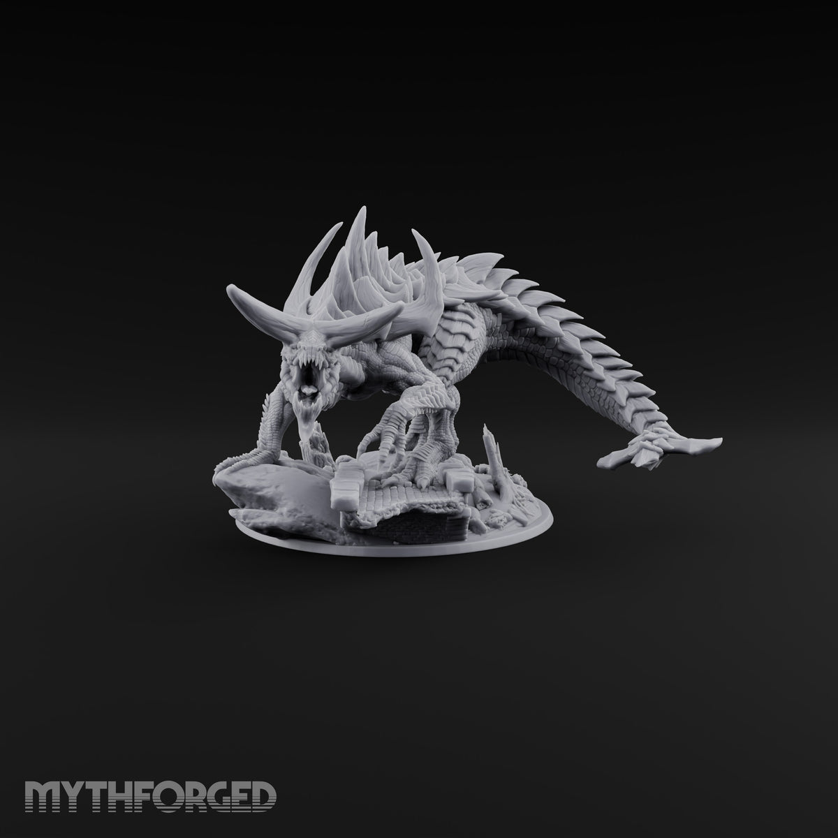 Hungry, Horned and Unapologetic Tarrasque Monster